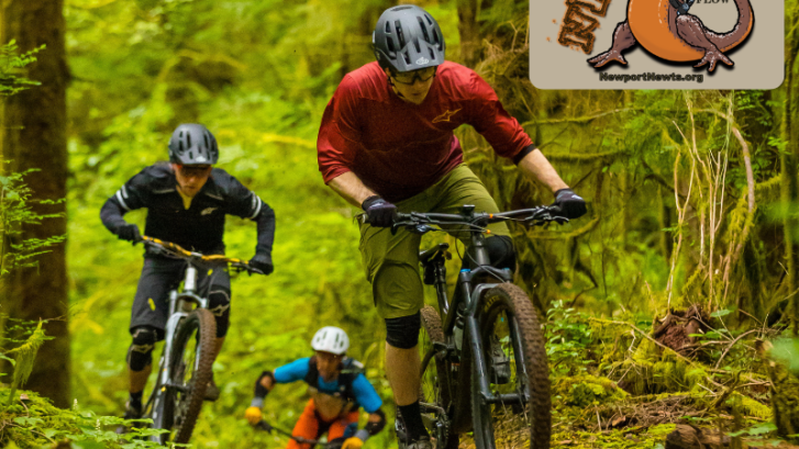 Mountain Bikers on Trail